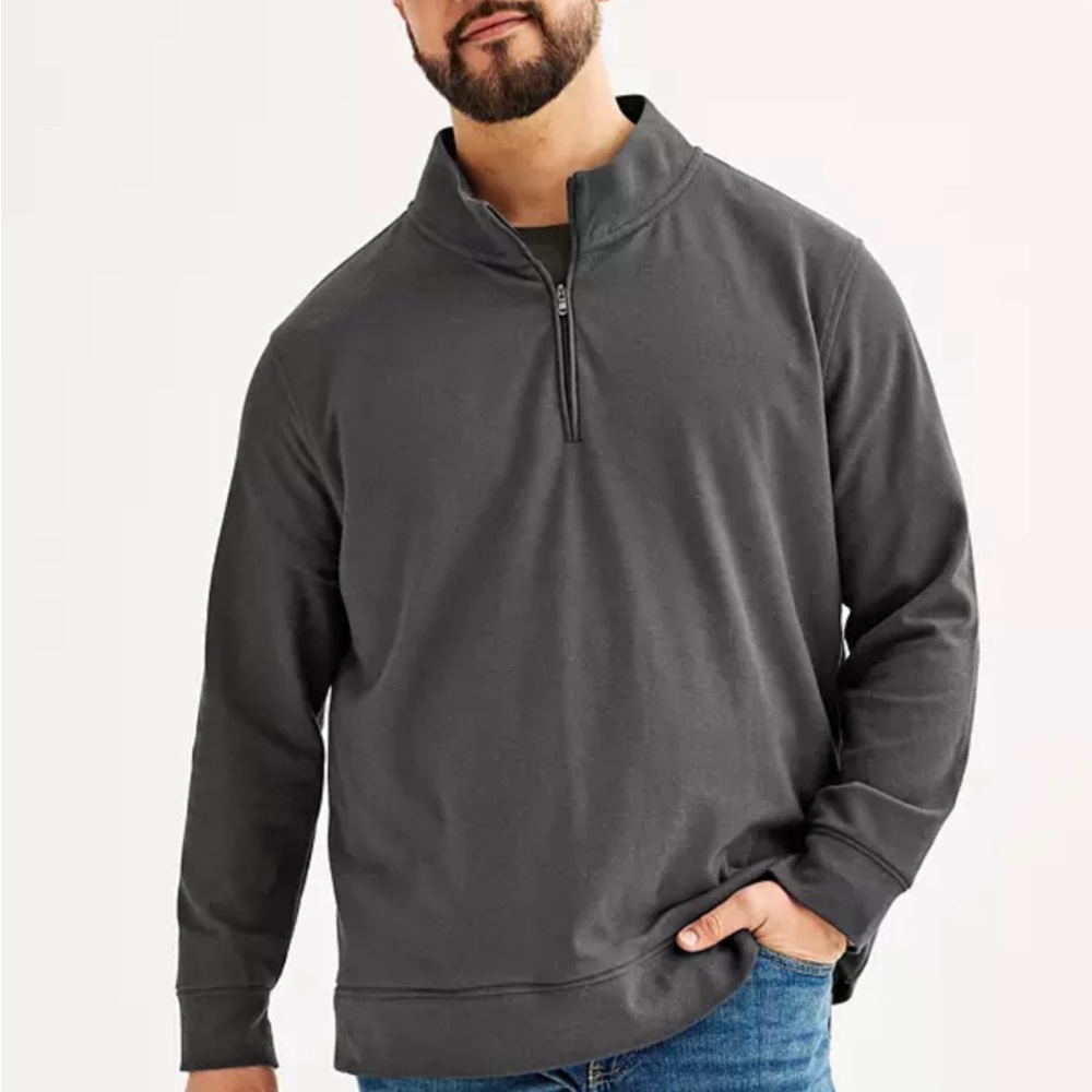 Sonoma dark gray quarters zip